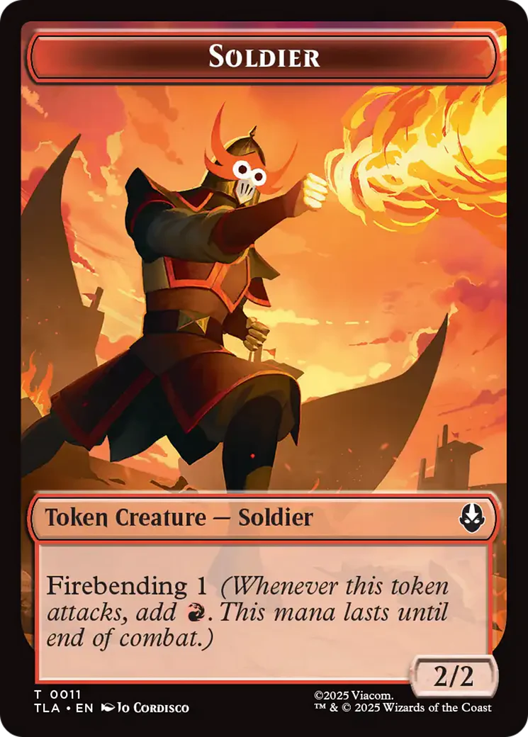 Ally (0008) // Soldier (0002) Double-Sided Token [Avatar: The Last Airbender Tokens] - Image 2