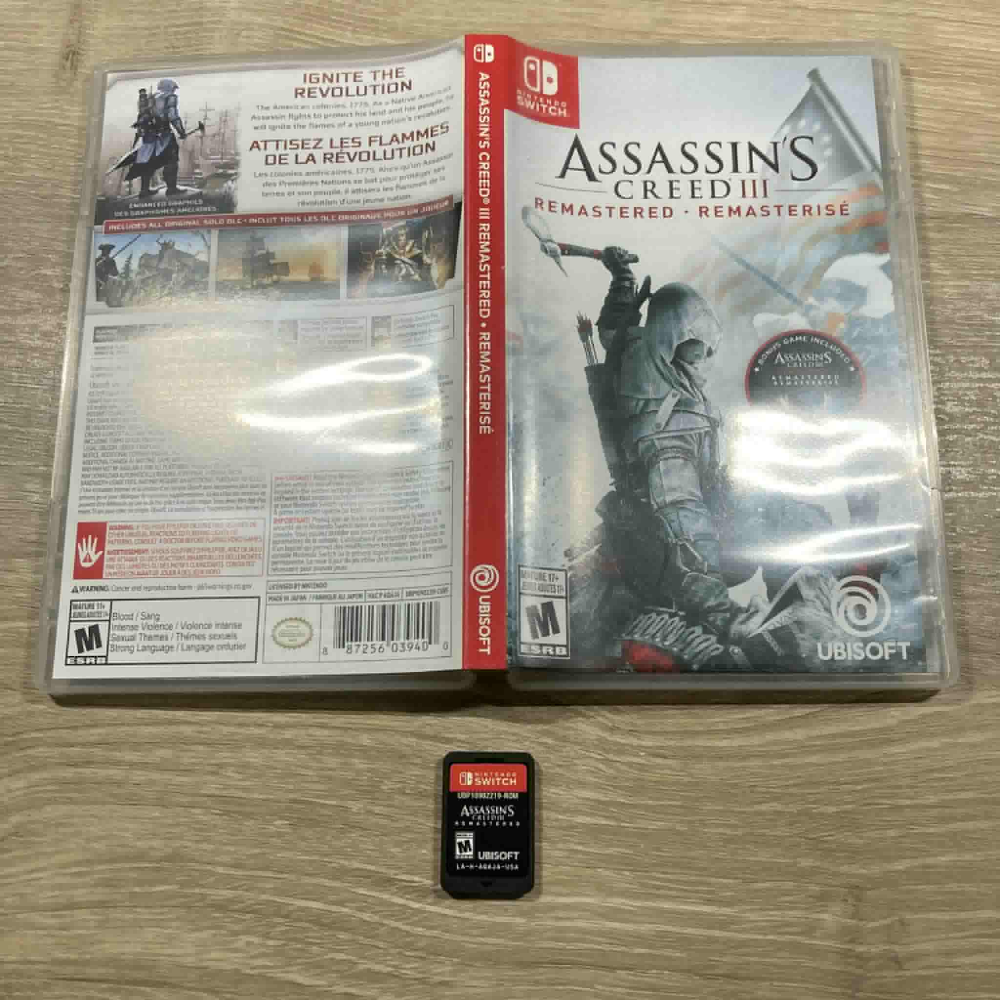 Assassin's Creed III Remastered Nintendo Switch