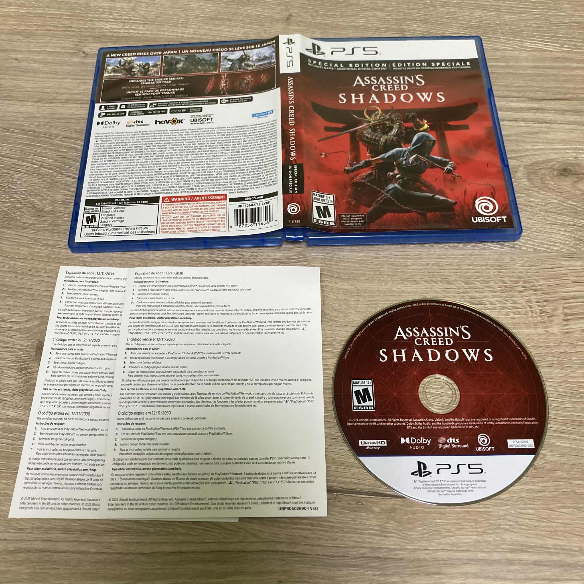 Assassin's Creed Shadows [Special Edition] Playstation 5