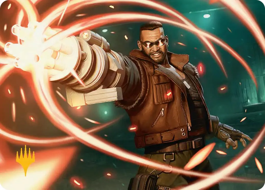Barret Wallace Art Card (Gold-Stamped Planeswalker Symbol) [FINAL FANTASY Art Series]