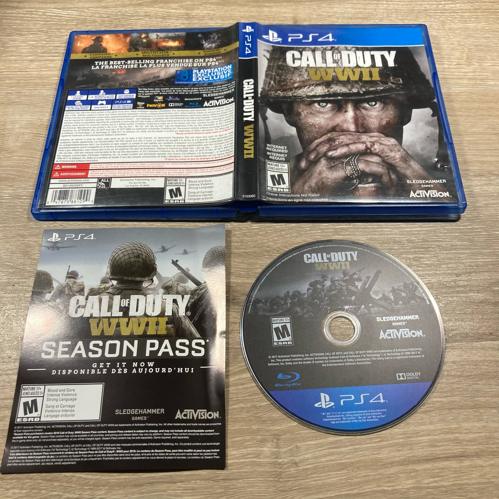 Call of Duty WWII Playstation 4