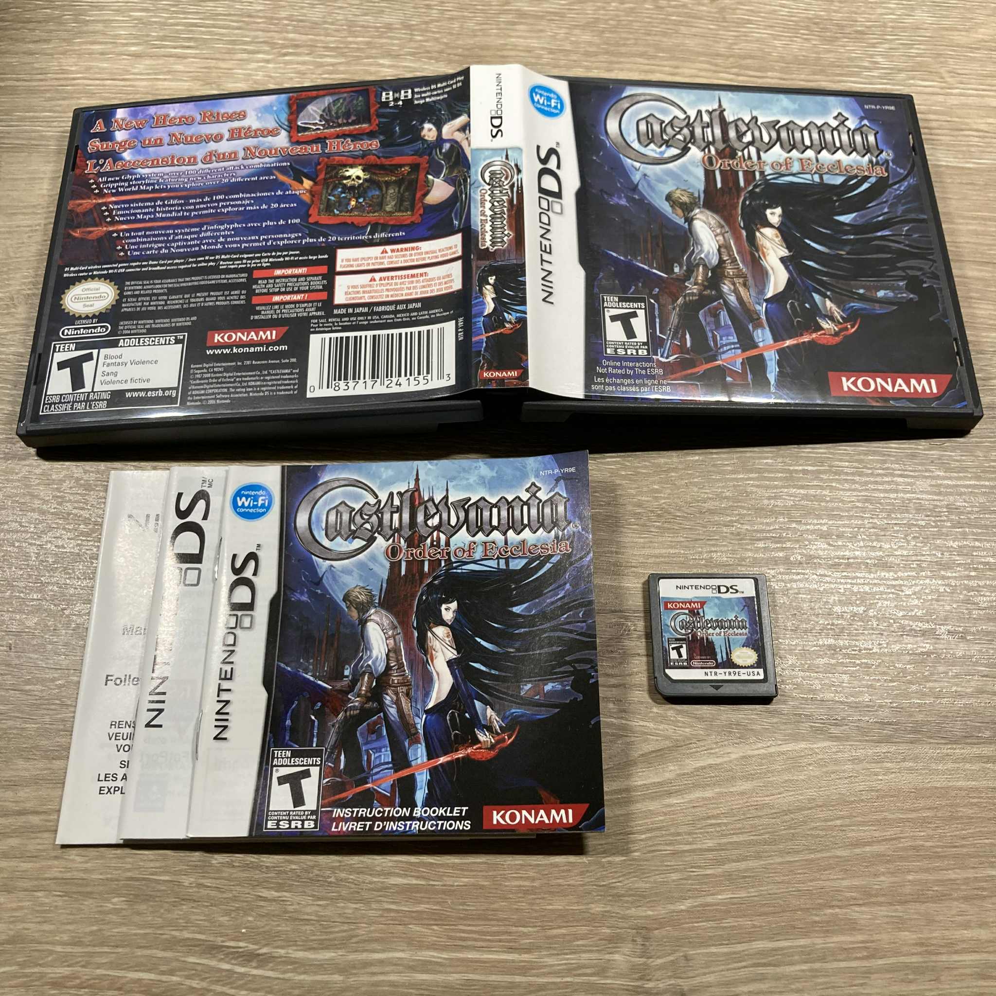 Castlevania Order of Ecclesia Nintendo DS