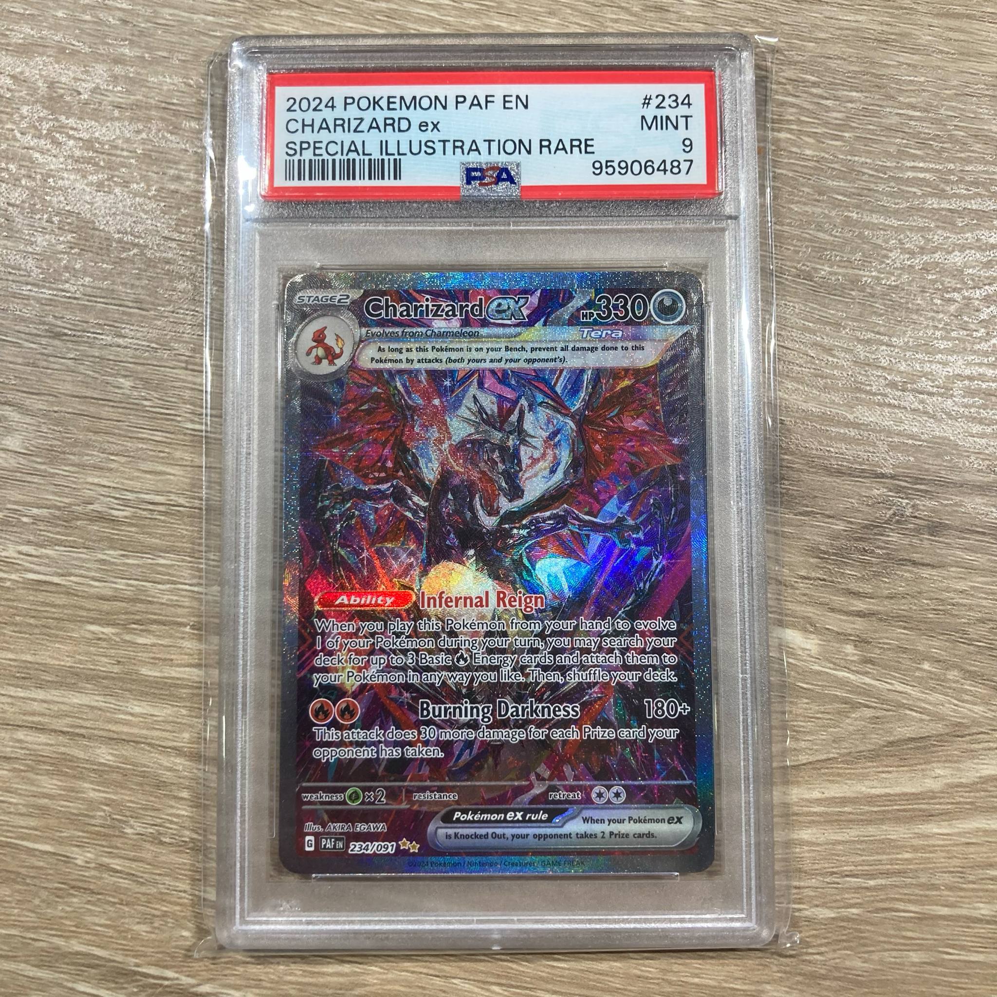 Charizard ex (234/091) [Scarlet & Violet: Paldean Fates] PSA 9 (95906487) Graded Card