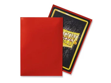 DRAGON SHIELD SLEEVES CRIMSON 100CT