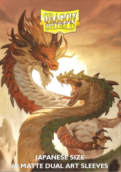 DRAGON SHIELD SLEEVES DUAL JAPANESE MATTE WOOD SNAKE 2025 60CT