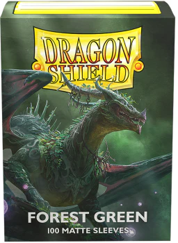 DRAGON SHIELD SLEEVES MATTE FOREST GREEN 100CT