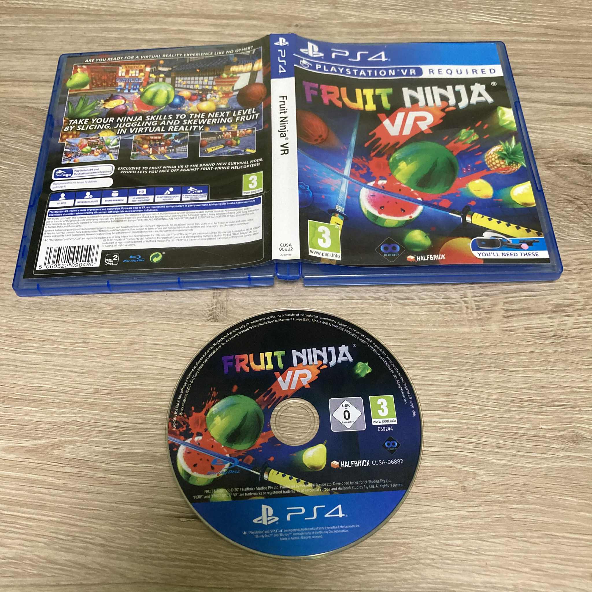 Fruit Ninja VR PAL Playstation 4