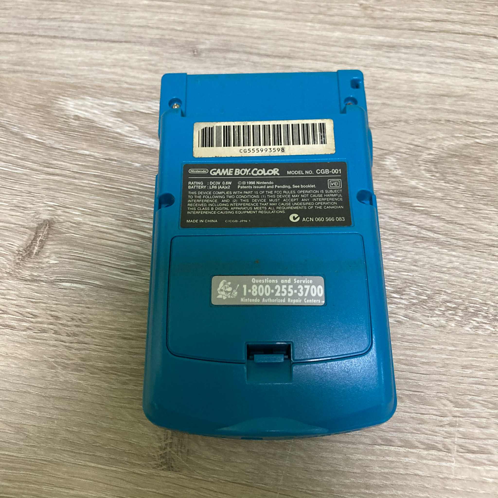 Game Boy Color Teal GameBoy Color Console - Image 2