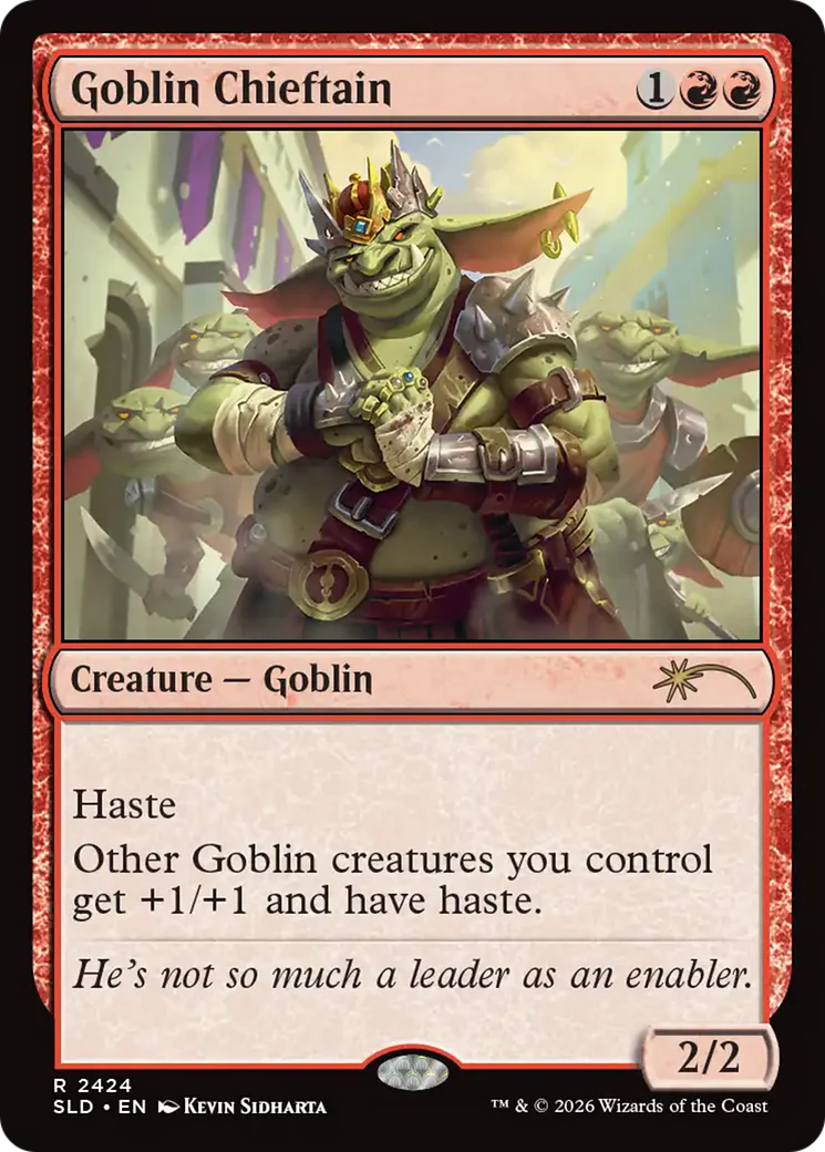 Goblin Chieftain (2424) [Secret Lair Drop Series]