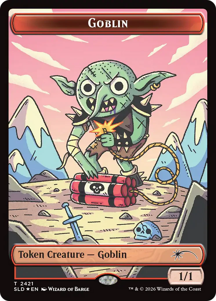 Goblin Token (2421) [Secret Lair Drop Series]