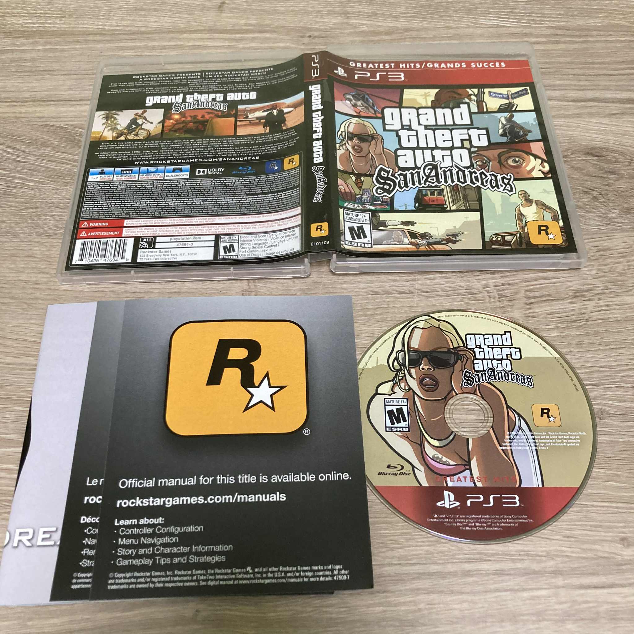 Grand Theft Auto San Andreas [Greatest Hits] Playstation 3