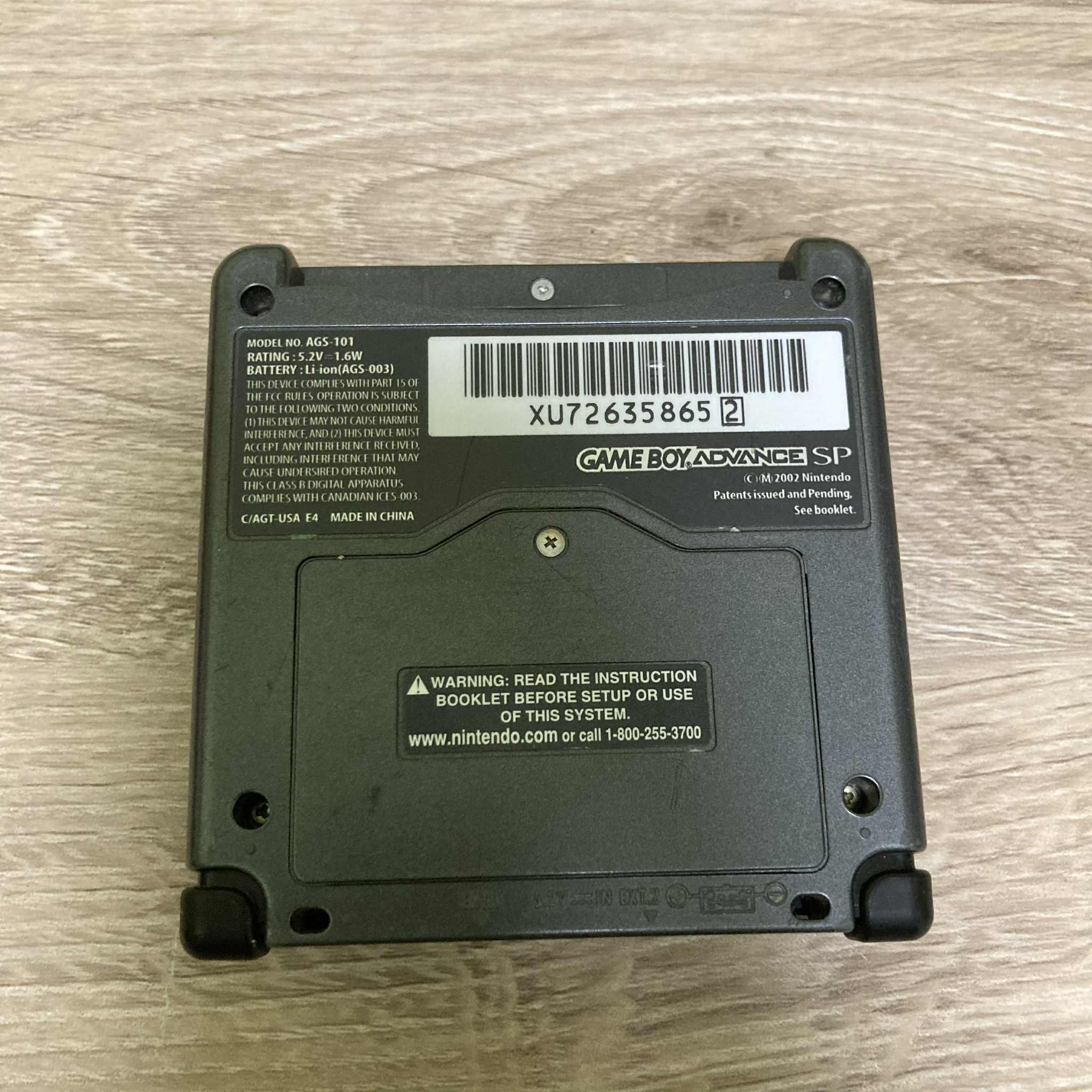Graphite Gameboy Advance SP [AGS-101] GameBoy Advance Console - Image 3