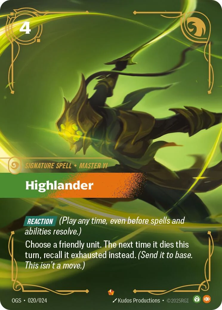 Highlander (020/024) (OGS:PG)
