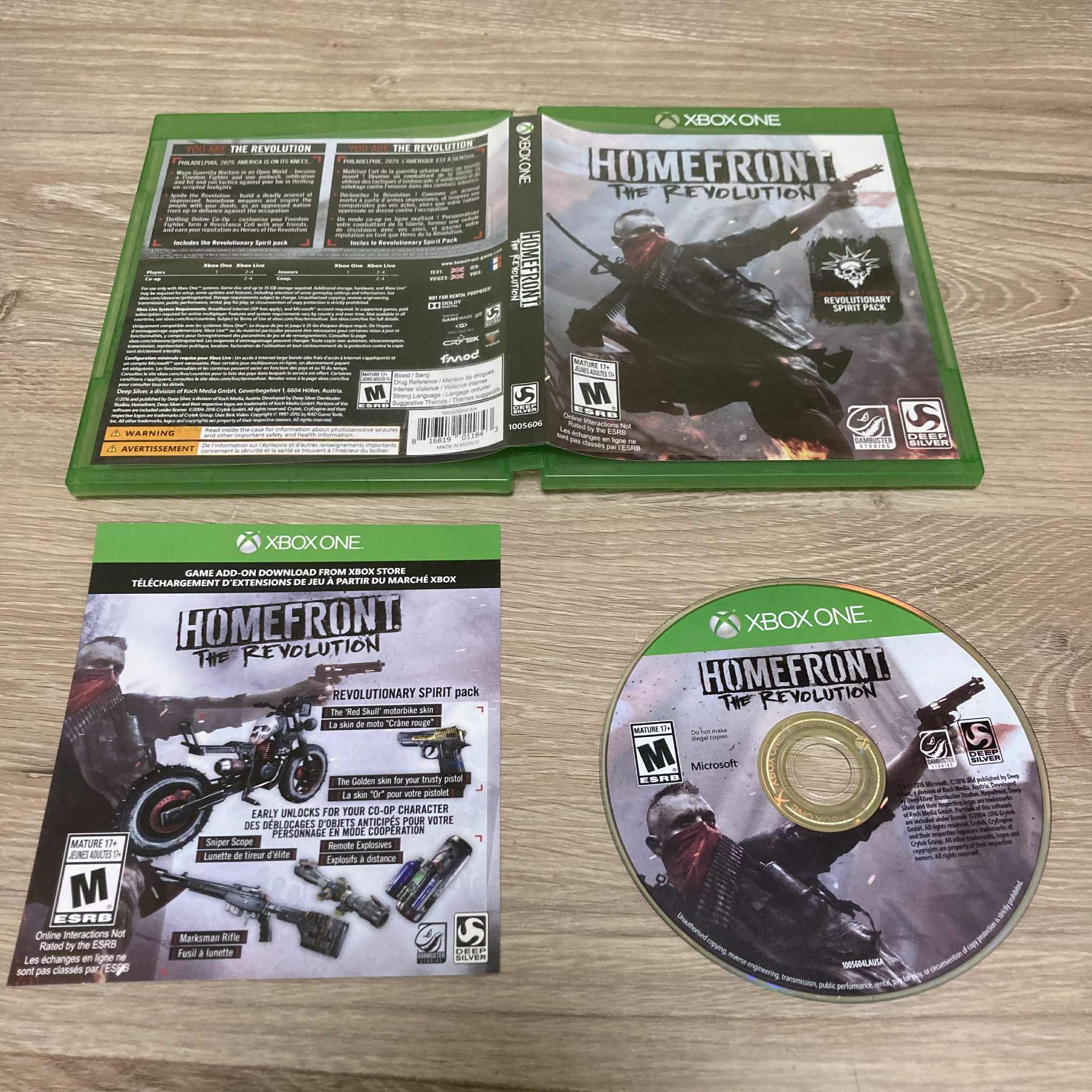 Homefront The Revolution Xbox One