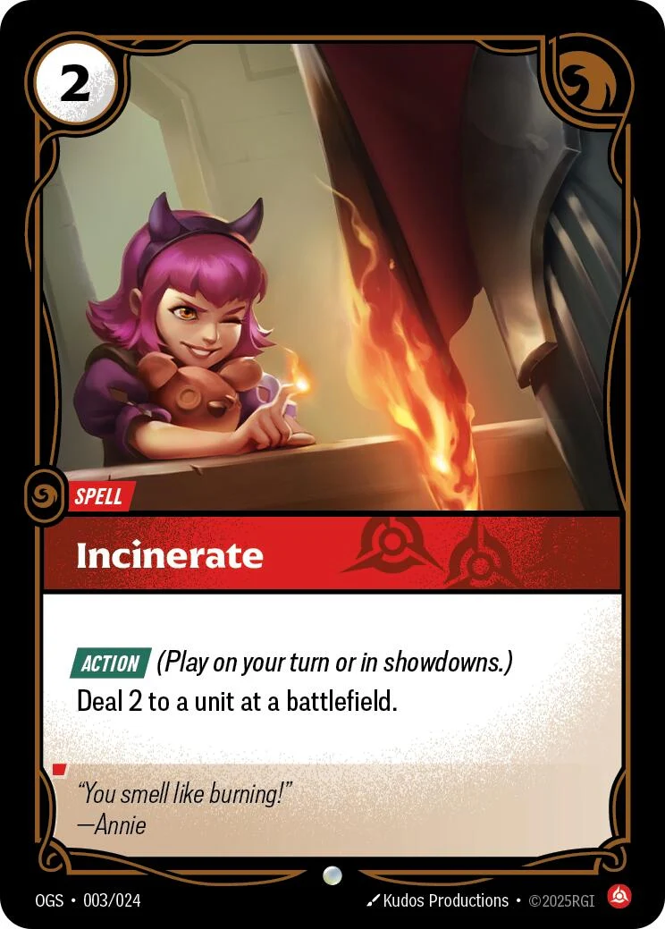 Incinerate (003/024) (OGS:PG)