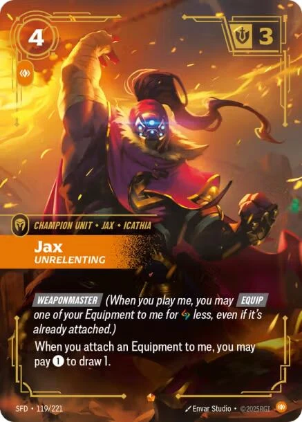 Jax - Unrelenting (119/221) (SPF)