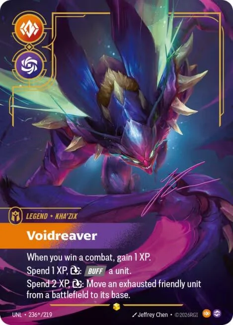 Kha'Zix - Voidreaver (Signature) (236*/219) (UNL)