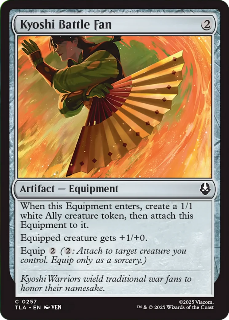 Kyoshi Battle Fan [Avatar: The Last Airbender]