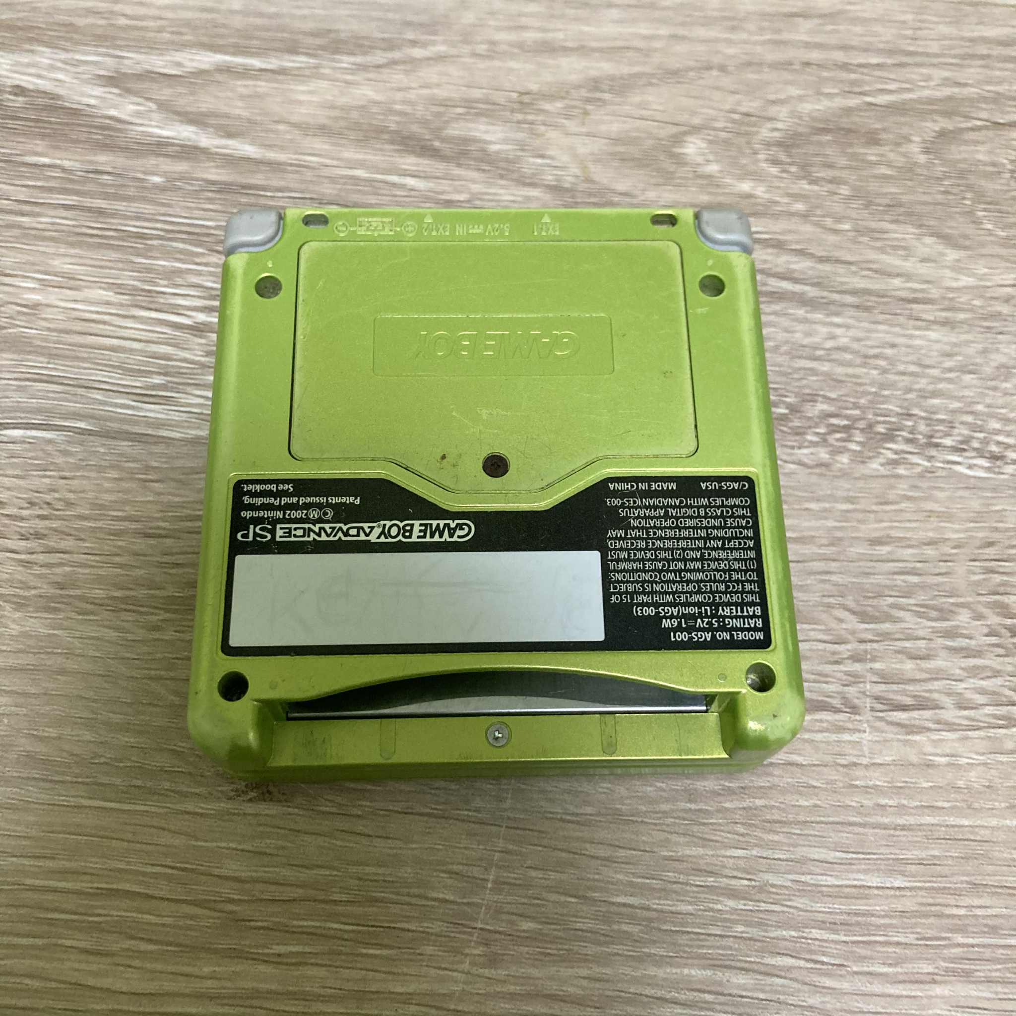 Lime Green Gameboy Advance SP GameBoy Advance Console - Image 3