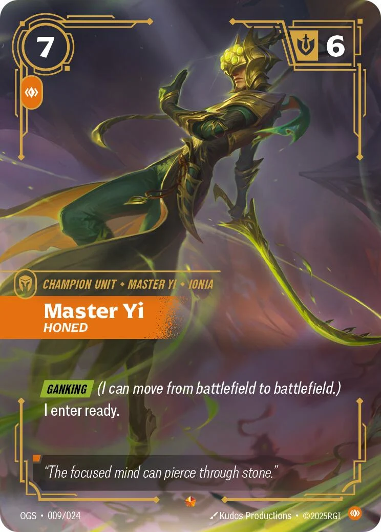 Master Yi - Honed (009/024) (OGS)