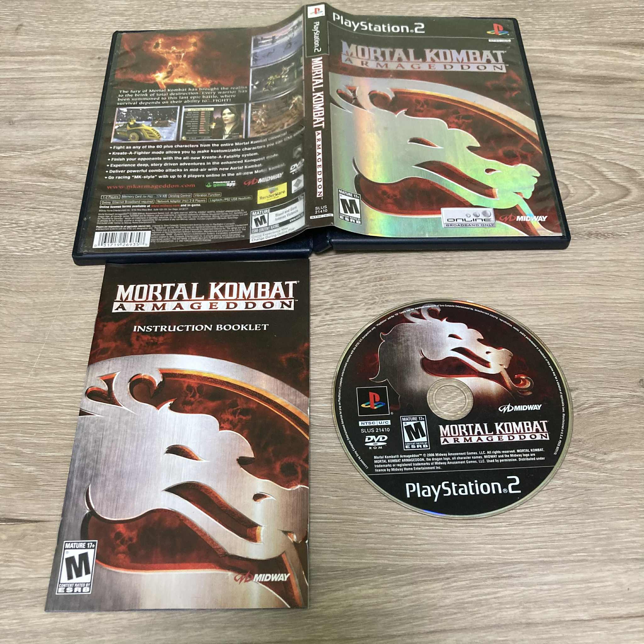 Mortal Kombat Armageddon Playstation 2