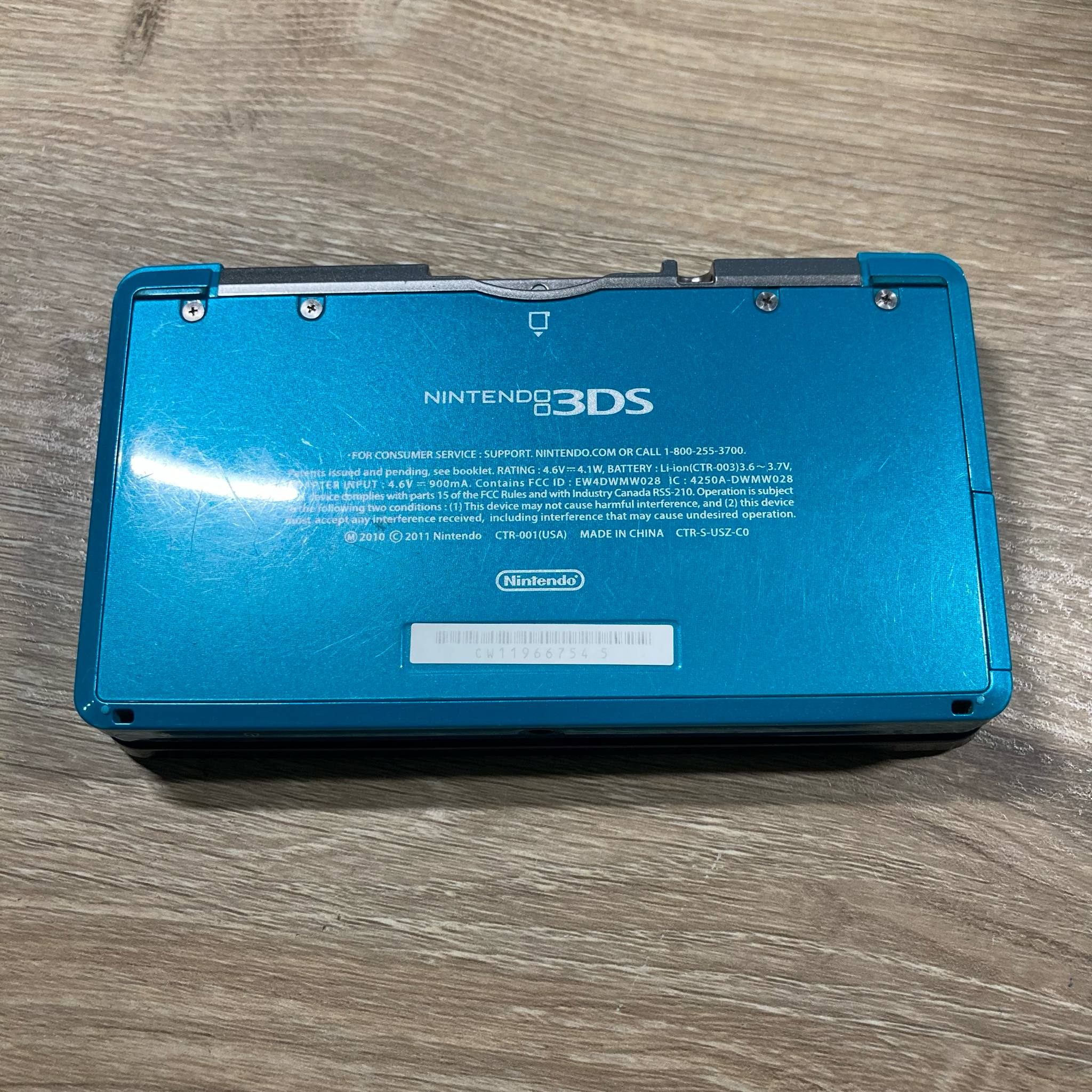Nintendo 3DS Aqua Blue Nintendo 3DS Console - Image 3