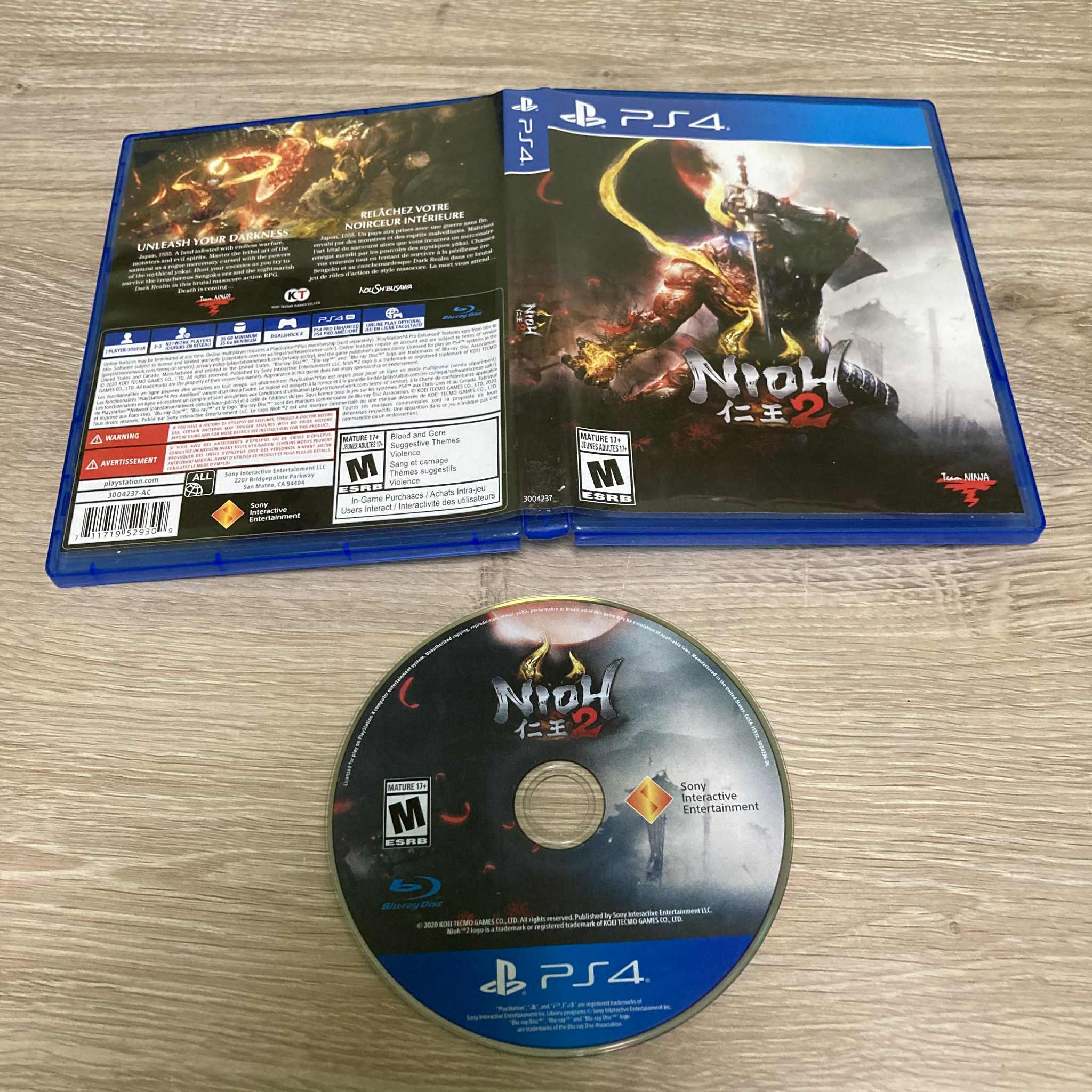 Nioh 2 Playstation 4