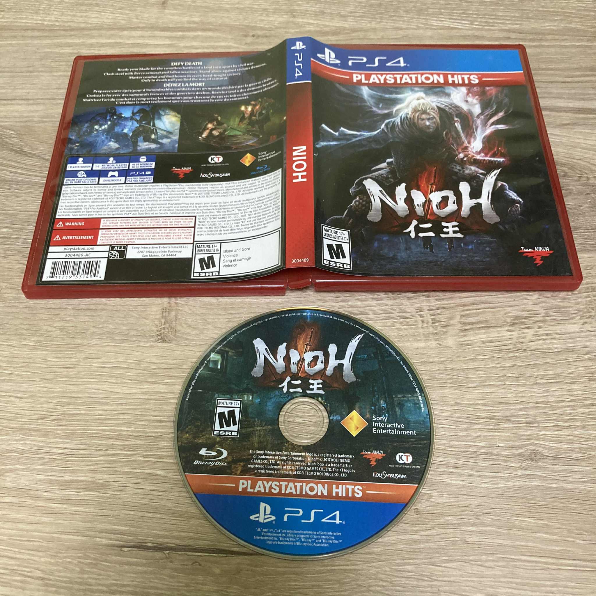 Nioh [Playstation Hits] Playstation 4