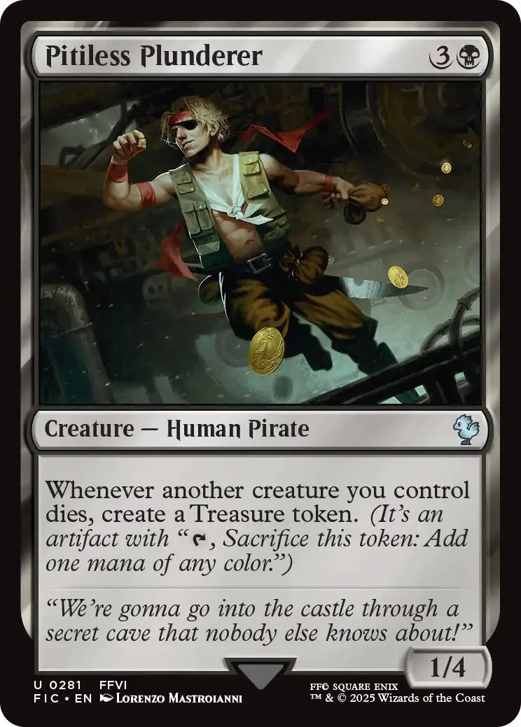 Pitiless Plunderer (Surge Foil) [FINAL FANTASY Commander]