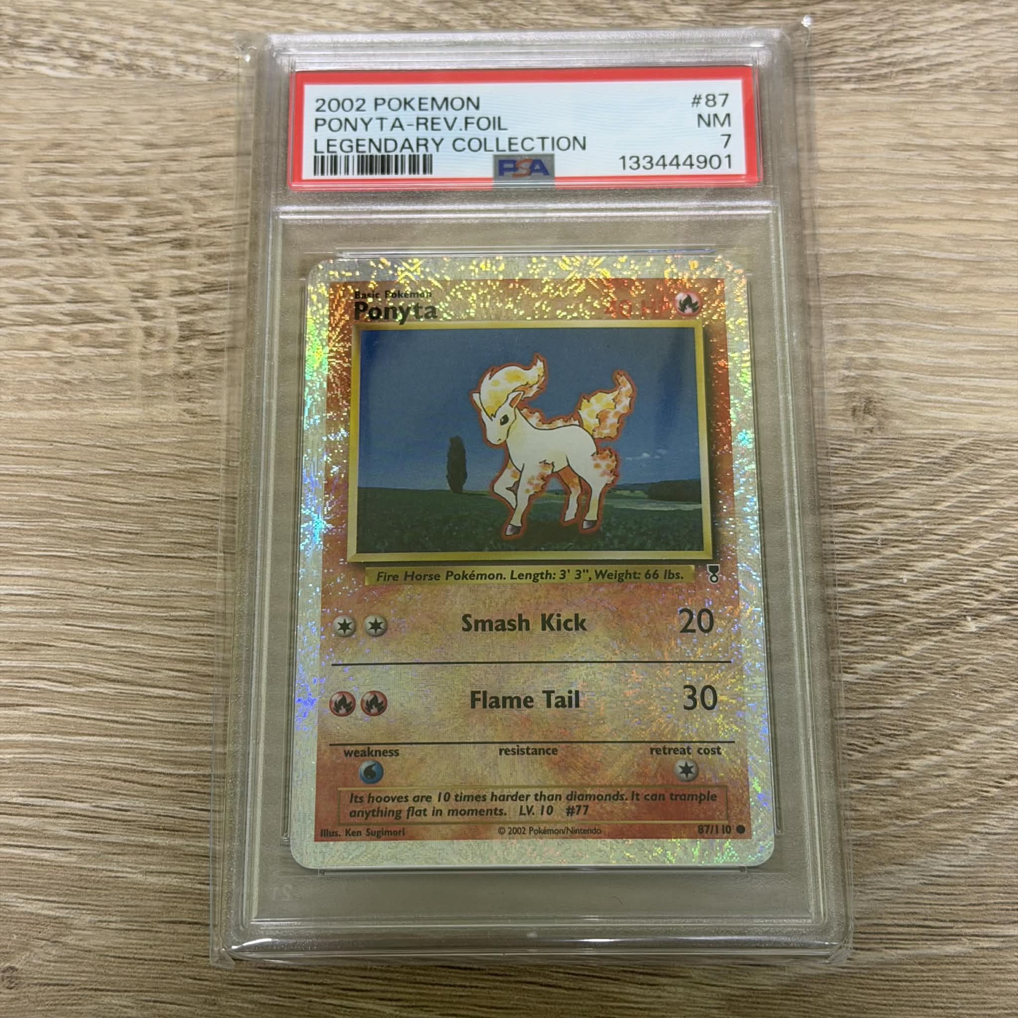 Ponyta (87/110) [Legendary Collection] PSA 7 (13344901) Graded Card