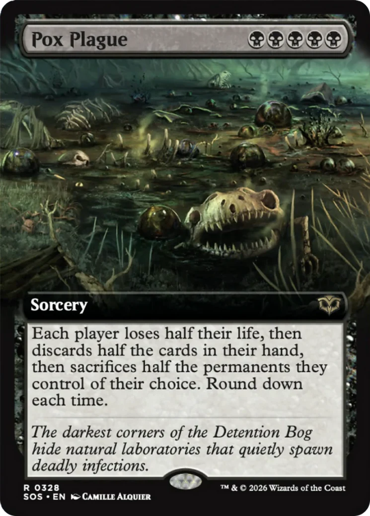 Pox Plague (Extended Art) [Secrets of Strixhaven]