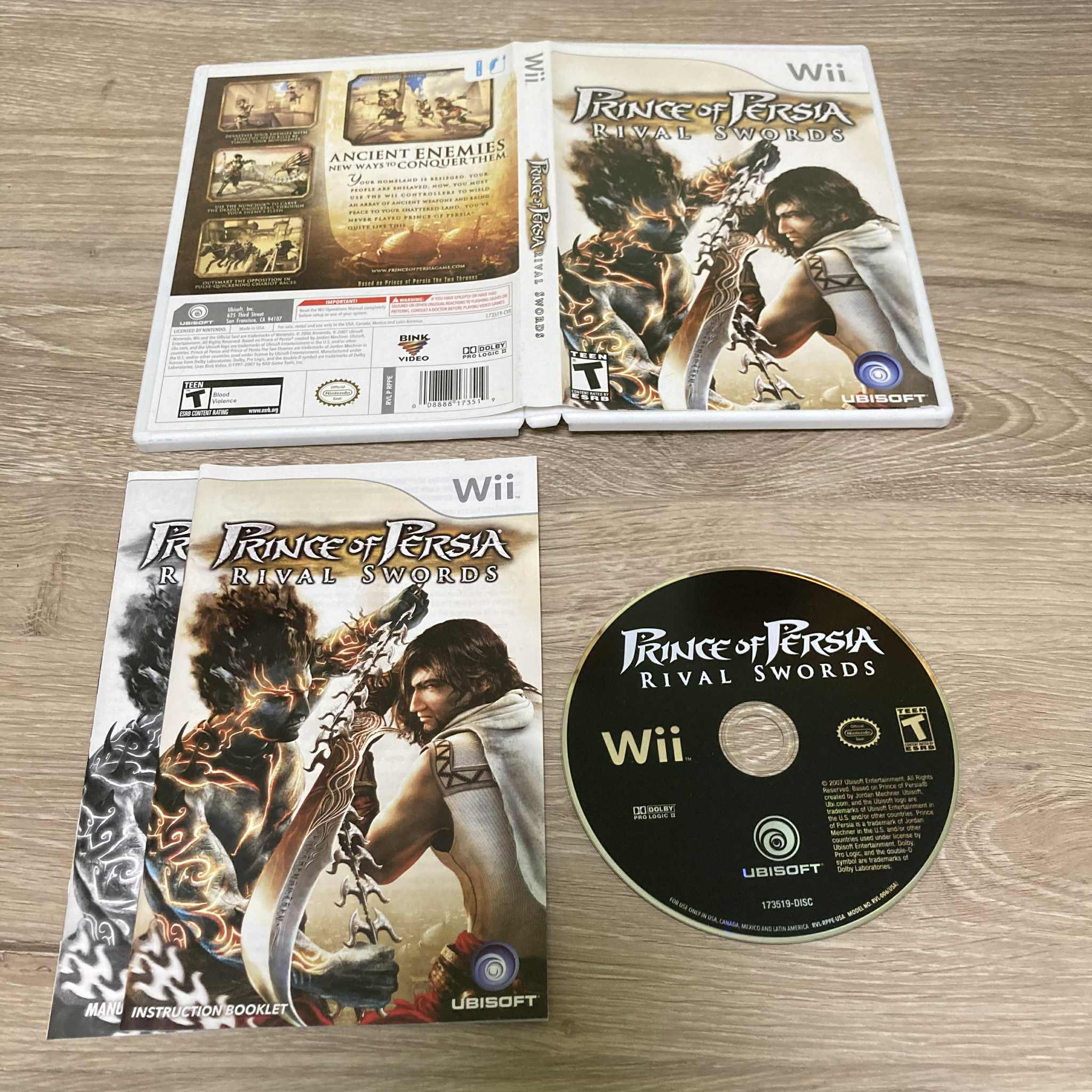 Prince Of Persia Rival Swords Wii