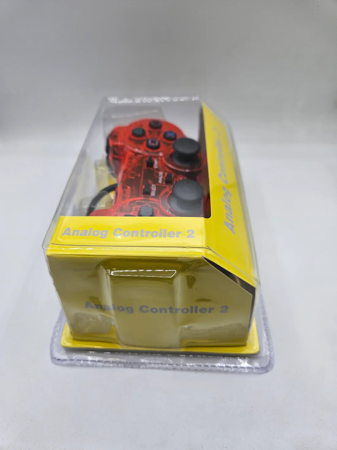 PS2 - ANALOG CONTROLLER 2 TRANSPARENT RED - Image 2