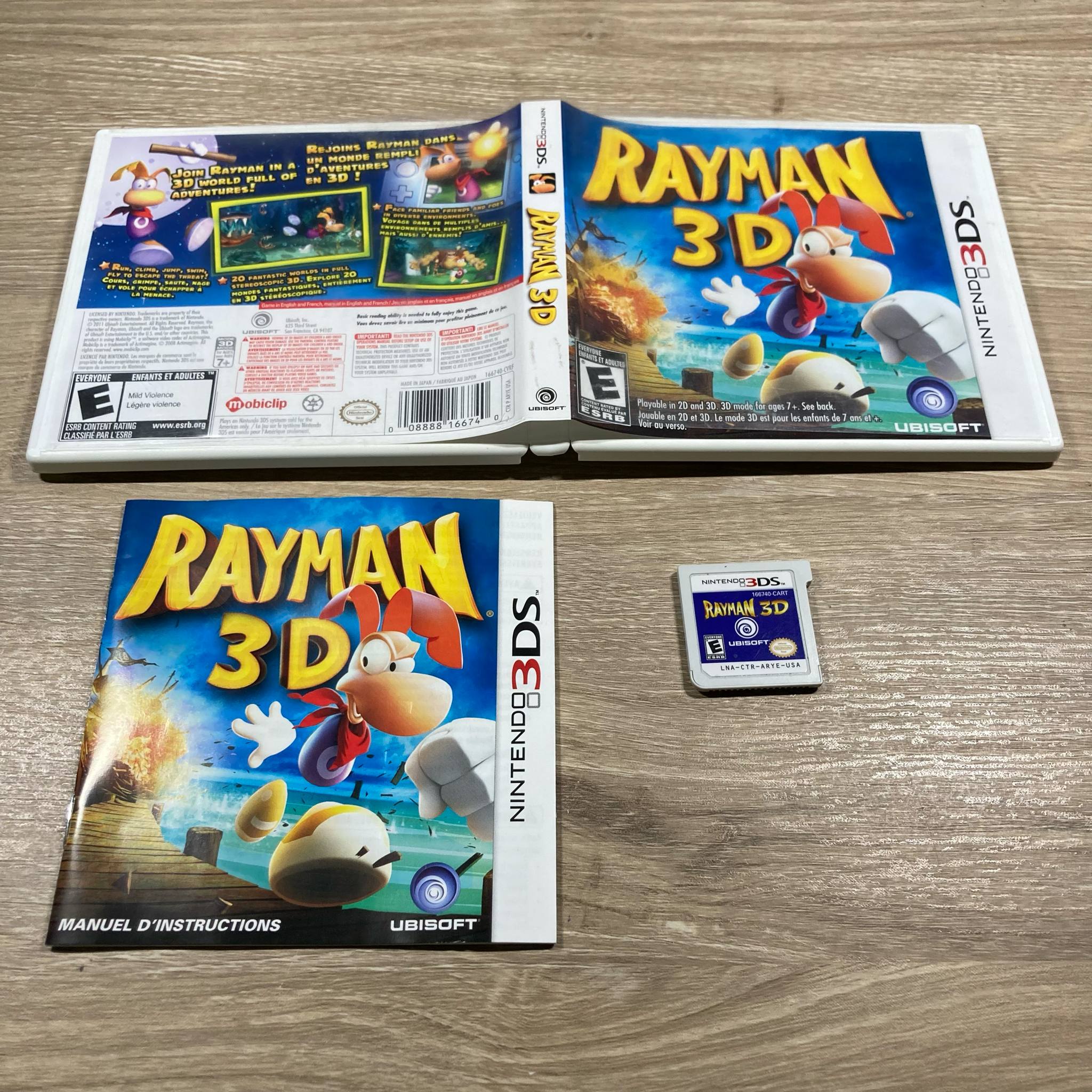 Rayman 3D Nintendo 3DS
