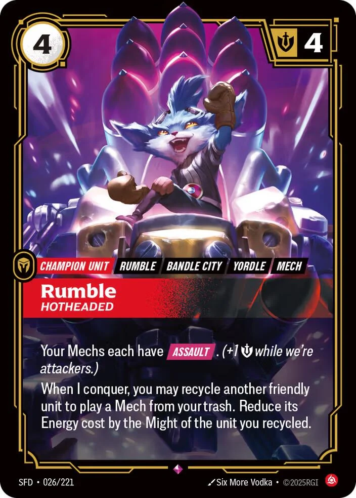 Rumble - Hotheaded (026/221)