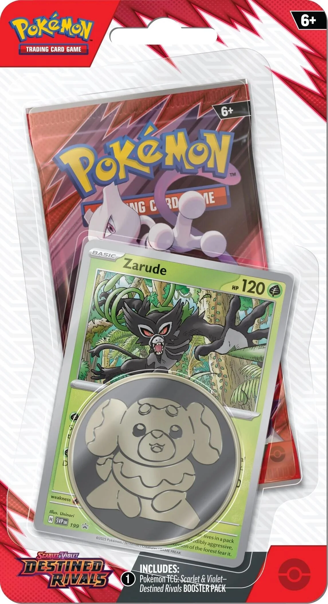 Scarlet & Violet: Destined Rivals - Single Pack Blister (Zarude)