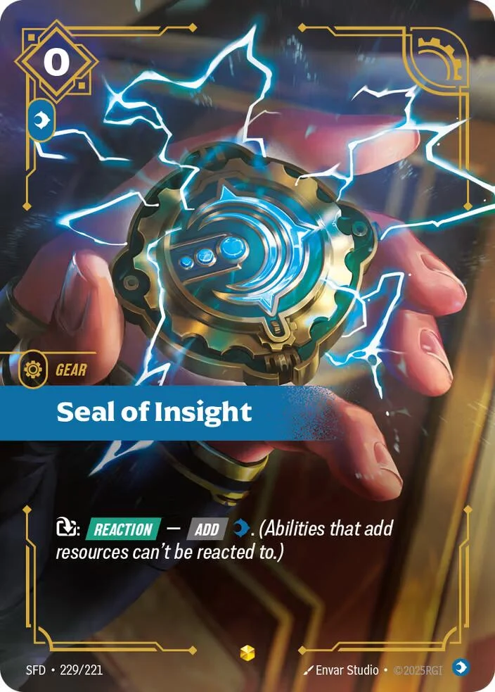 Seal of Insight (Overnumbered) (229/221)