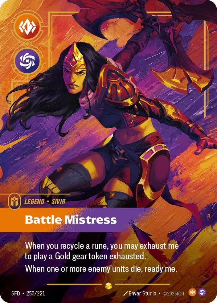 Sivir - Battle Mistress (Overnumbered) (250/221)