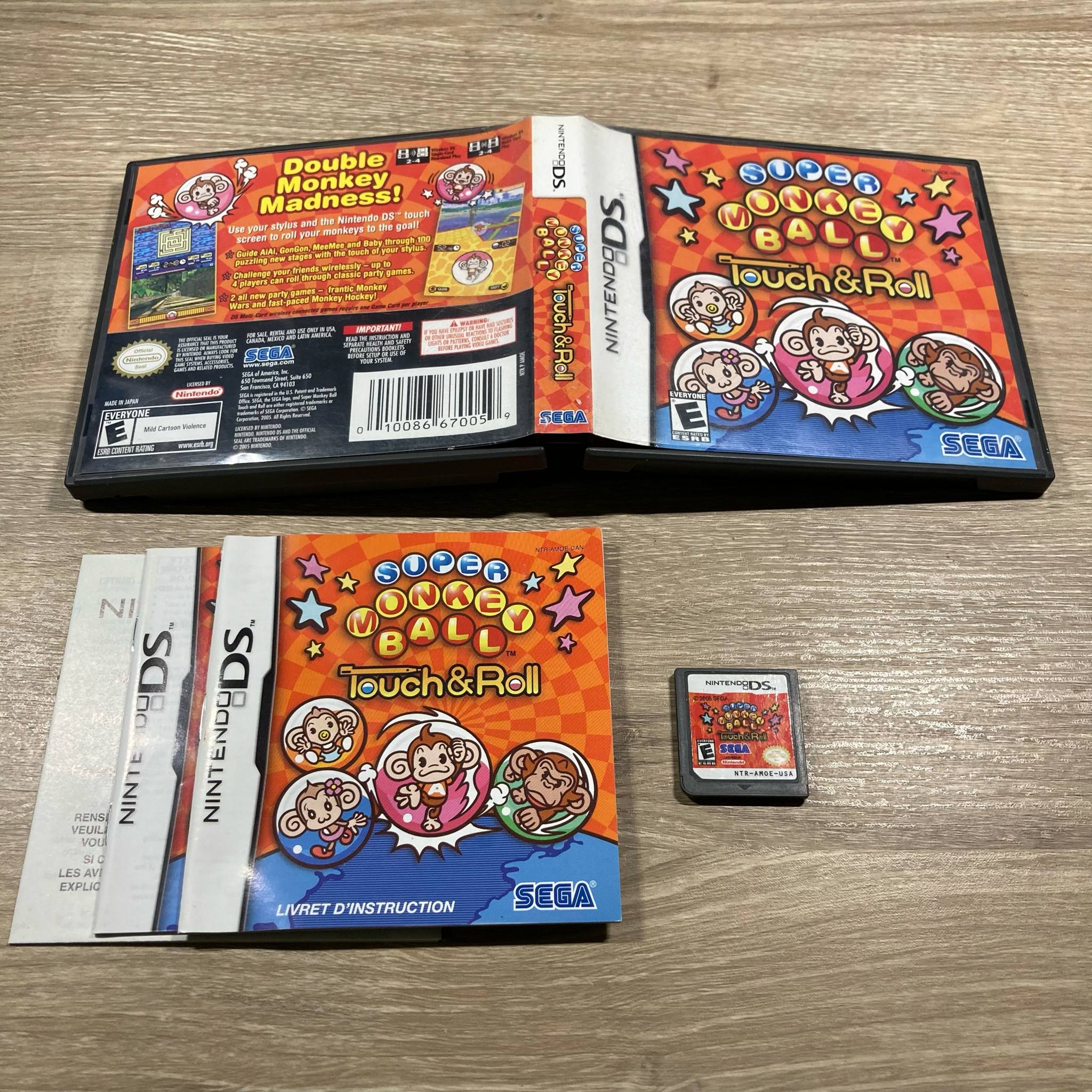 Super Monkey Ball Touch & Roll Nintendo DS