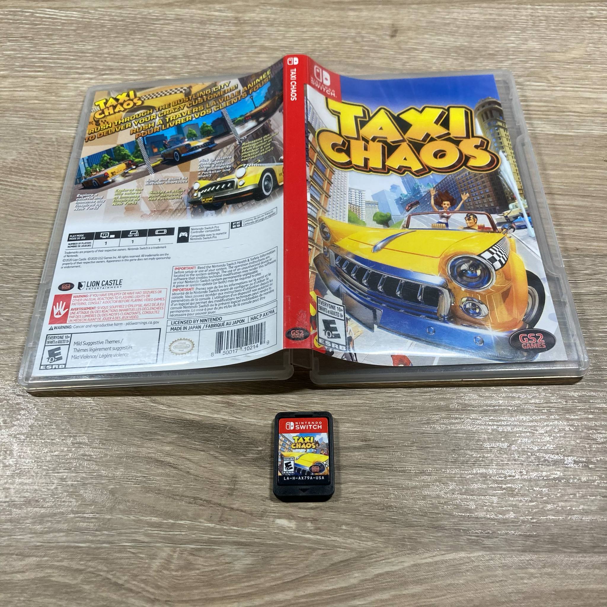 Taxi Chaos Nintendo Switch