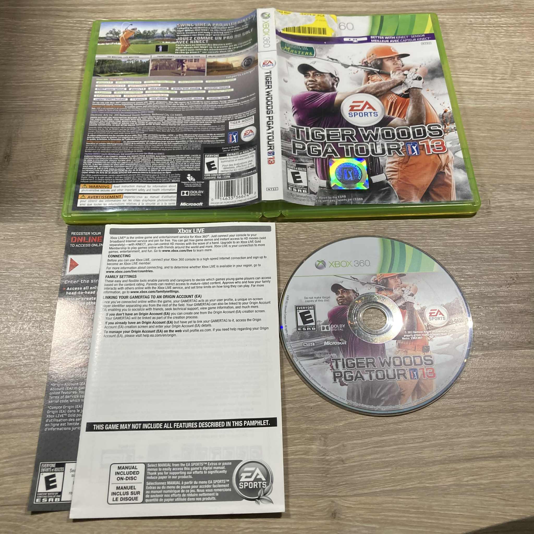 Tiger Woods PGA Tour 13 Xbox 360