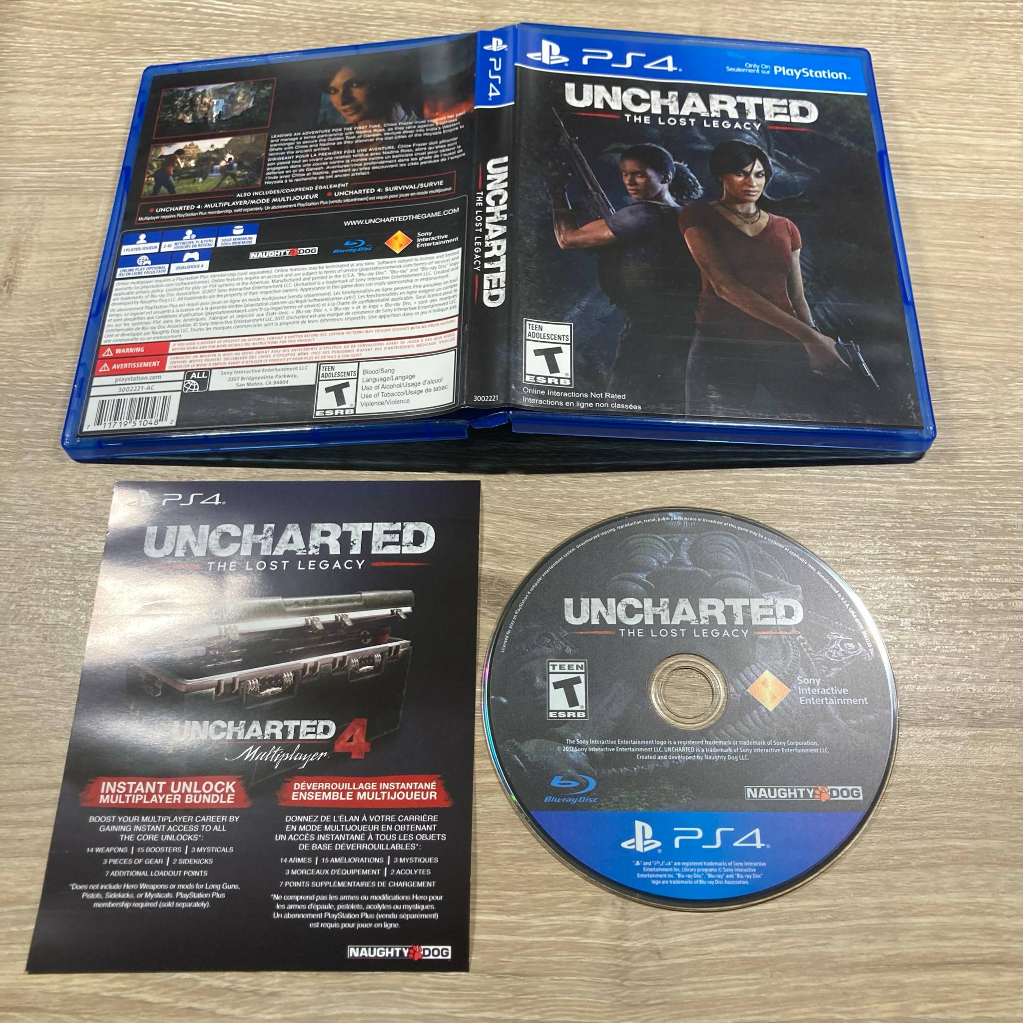 Uncharted: The Lost Legacy Playstation 4