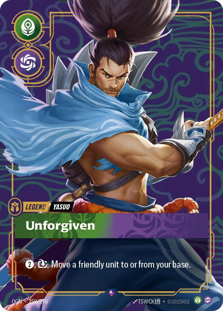 Yasuo - Unforgiven (259/298) (OGN)
