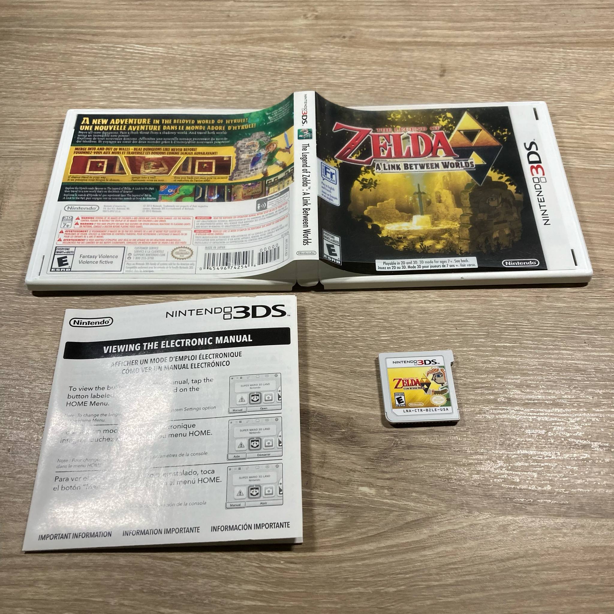 Zelda A Link Between Worlds Nintendo 3DS