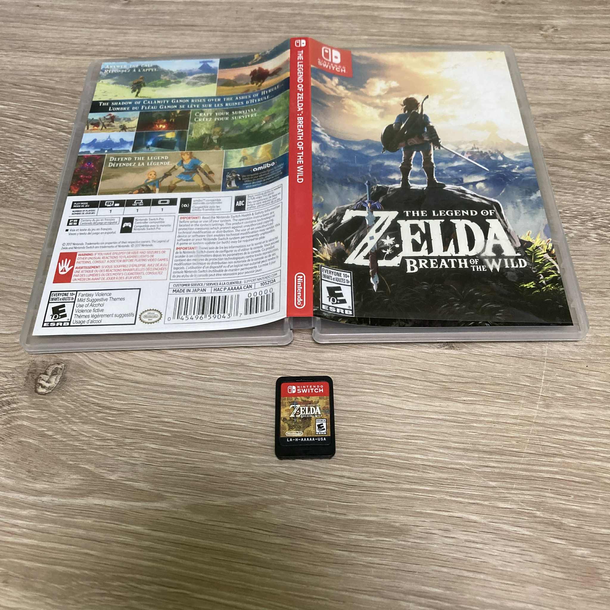 Zelda Breath of the Wild Nintendo Switch