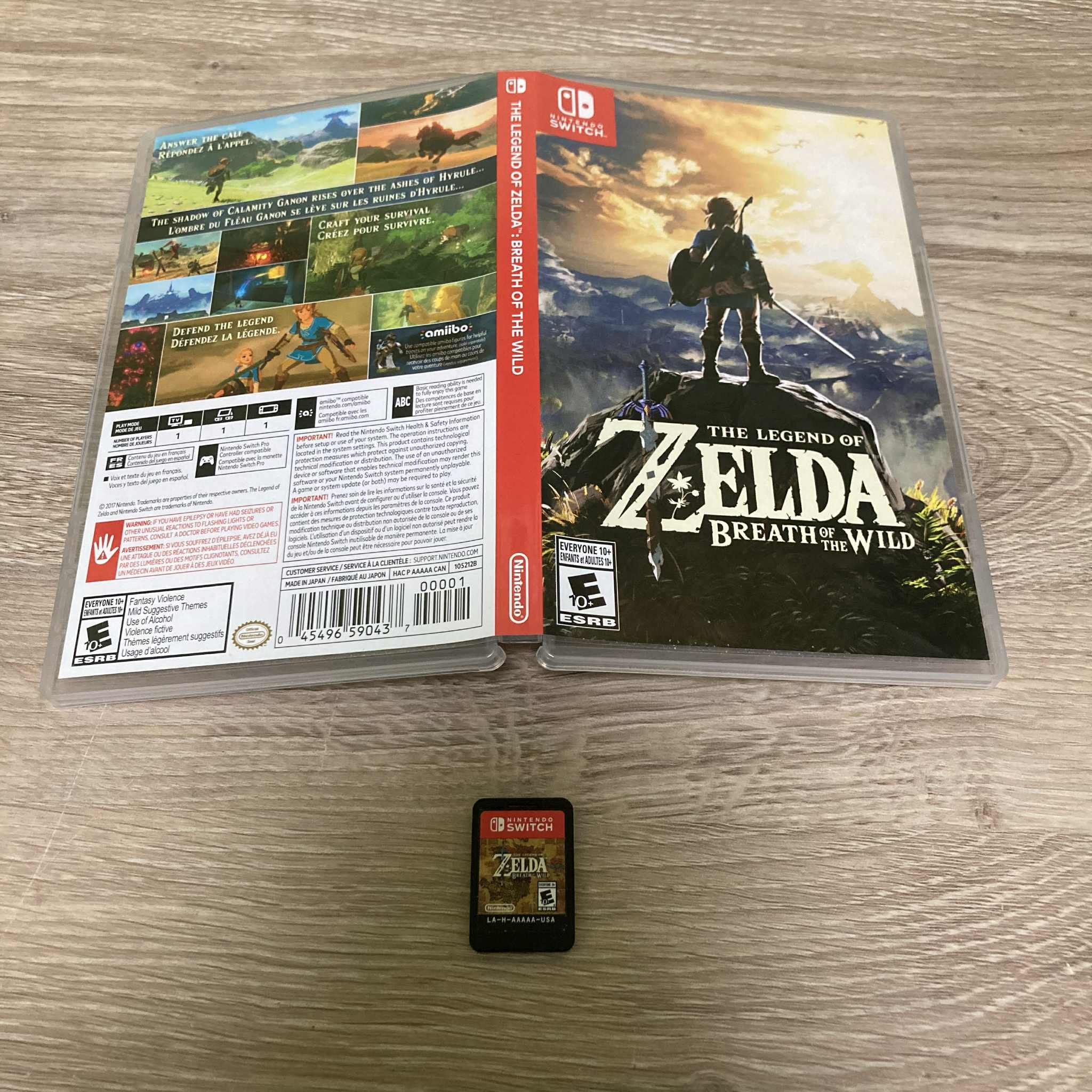 Zelda Breath of the Wild Nintendo Switch