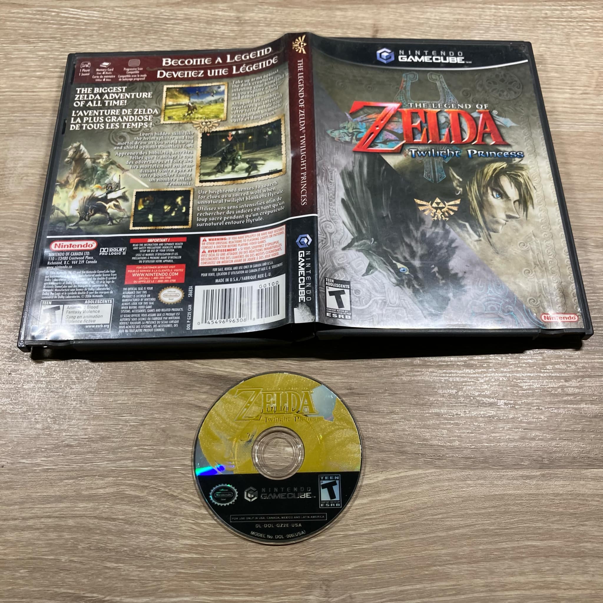 Zelda Twilight Princess Gamecube